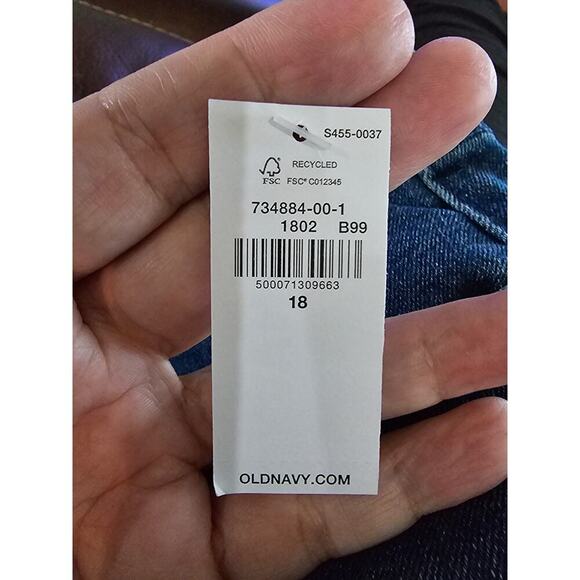 NWT Old Navy Plus High-Waisted Wow Super-Skinny Jeans Size 18 - Picture 4 of 9